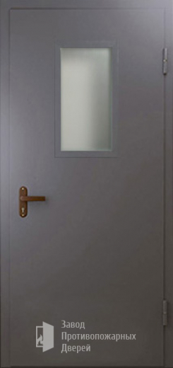 Фото двери «Техническая дверь №4 однопольная со стеклопакетом» в Домодедову