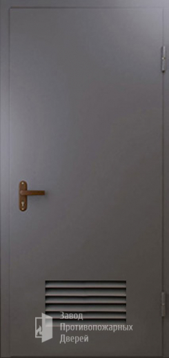 Фото двери «Техническая дверь №3 однопольная с вентиляционной решеткой» в Домодедову