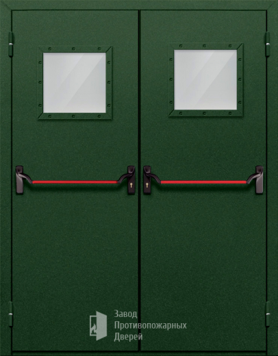 Фото двери «Двупольная со стеклом и антипаникой №59» в Домодедову