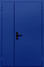 Фото двери «Полуторная глухая (синяя)» в Домодедову