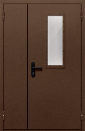 Фото двери «Полуторная со стеклом №28» в Домодедову