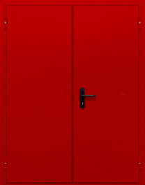 Фото двери «Двупольная глухая (красная)» в Домодедову