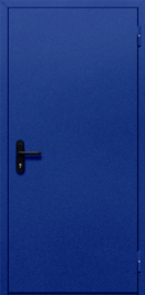 Фото двери «Однопольная глухая (синяя)» в Домодедову